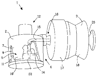 A single figure which represents the drawing illustrating the invention.